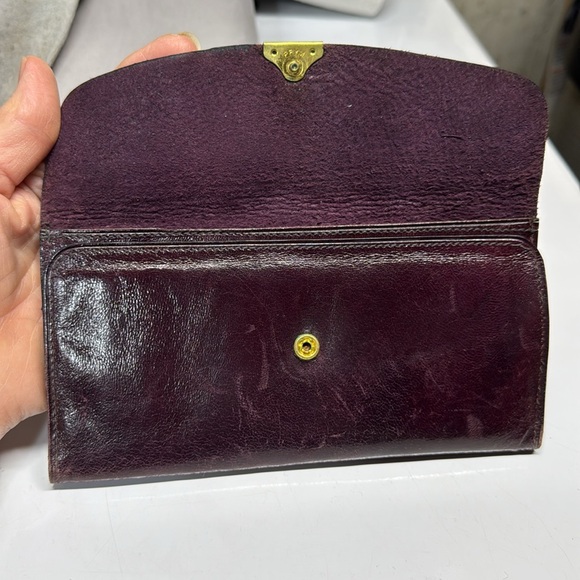 Vintage ultra slim leather wallet - Picture 4 of 16